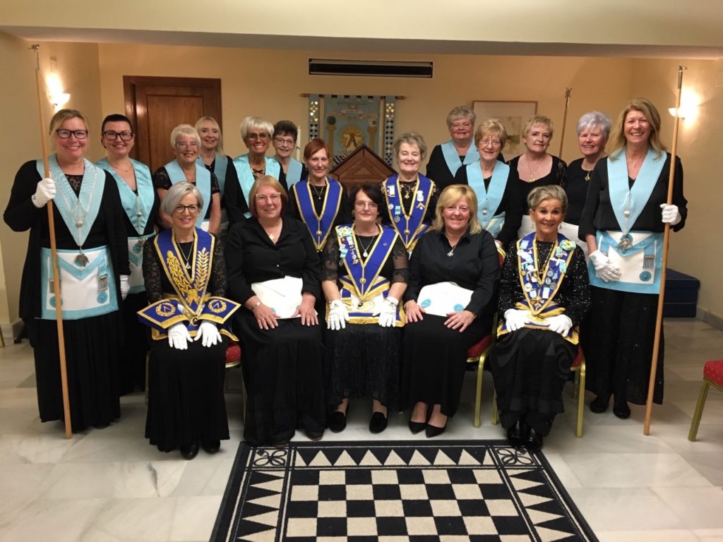 Costa Blanca Lodge of Tranquility 52 at their January meeting