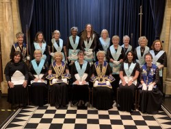 WM Beverley presides over the new lodge