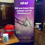 HFAF Banner finds a home at Sidcup Masonic Centre