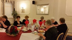 Festive board at the Headway Hotel